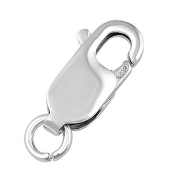 Cierres de langosta Adabele 10 mm plata de ley 925 (2 pzas)