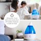 thumbnail image 3 of Humidificador Crane Ultrasonic Cool Mist 3.8L para dormitorio azul, 3 of 8