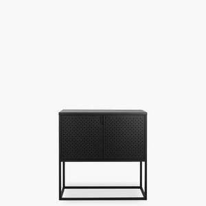 Form Design - Arrimo Medio Newton 2 Puertas Negro