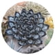 thumbnail image 3 of Alfombra Redonda Desmarcar Felpa Coral Diseño Suculentas 60cm, 3 of 6