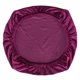 thumbnail image 4 of Cubierta de asiento de la silla del comedor de la boda del estiramiento del terciopelo suave púrpura oscuro, 4 of 5
