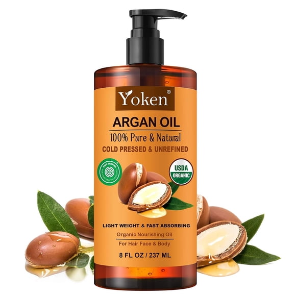 Aceite de Argán Orgánico Yoken, Prensado en Frío y Sin Refinar