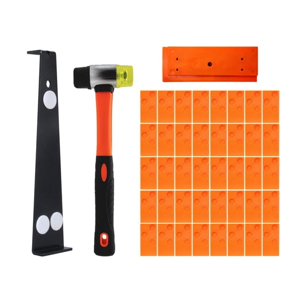 Juego De Instalación De Pisos De Madera Laminada De 43 Piezas Instalación De Pisos De Madera Bloque Naranja