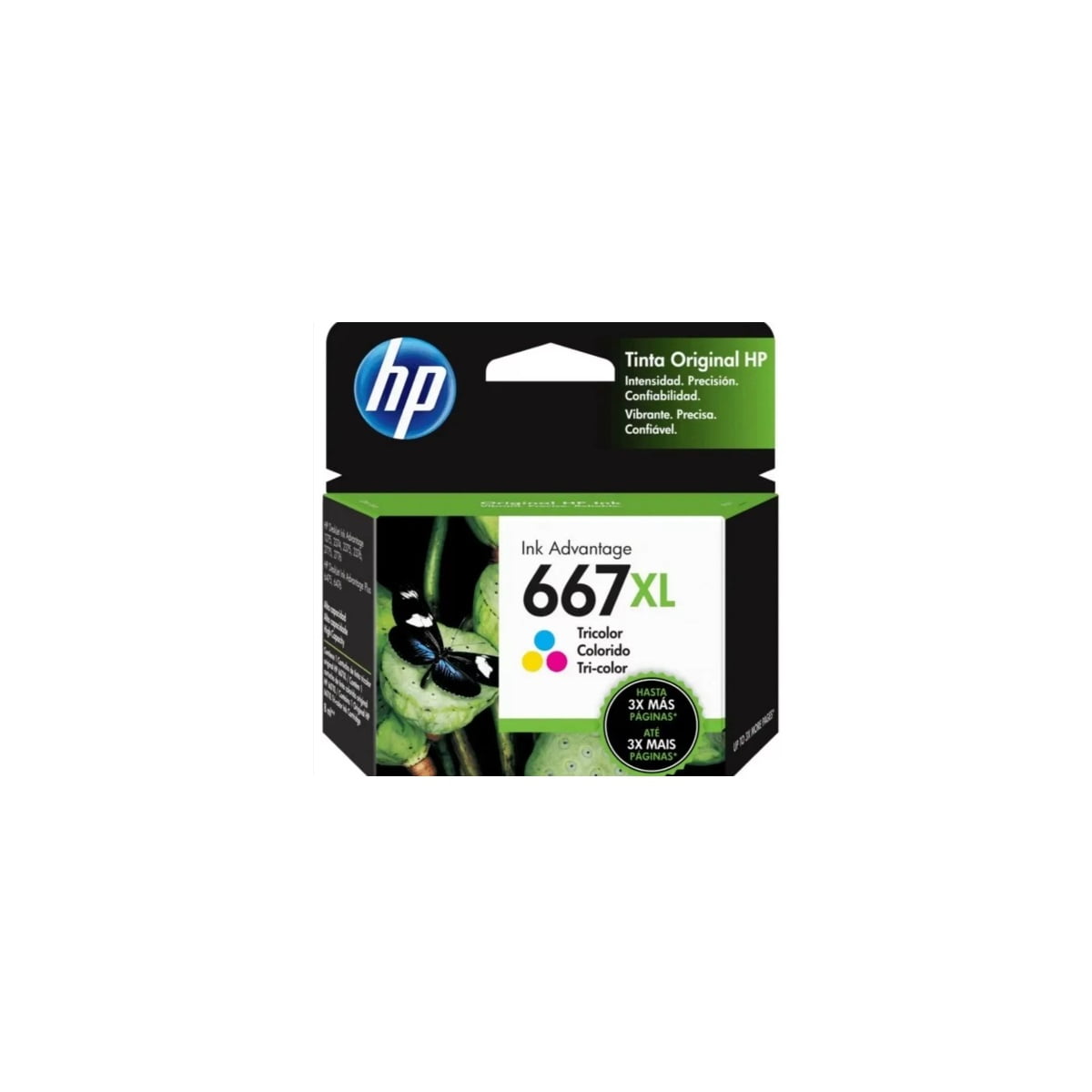 Cartucho Hp 667xl Tricolor Original 1275/2374/2375/2376/2775