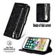 thumbnail image 4 of Funda para FOXDOCK Elegante funda iPhone SE 2022/SE 2020 Glitter con cremallera-Ideal para el uso diario, 4 of 5