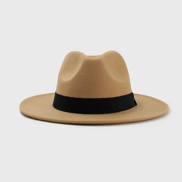 Sombrero de Fieltro Mujer Estilo Vaquero Cowboy