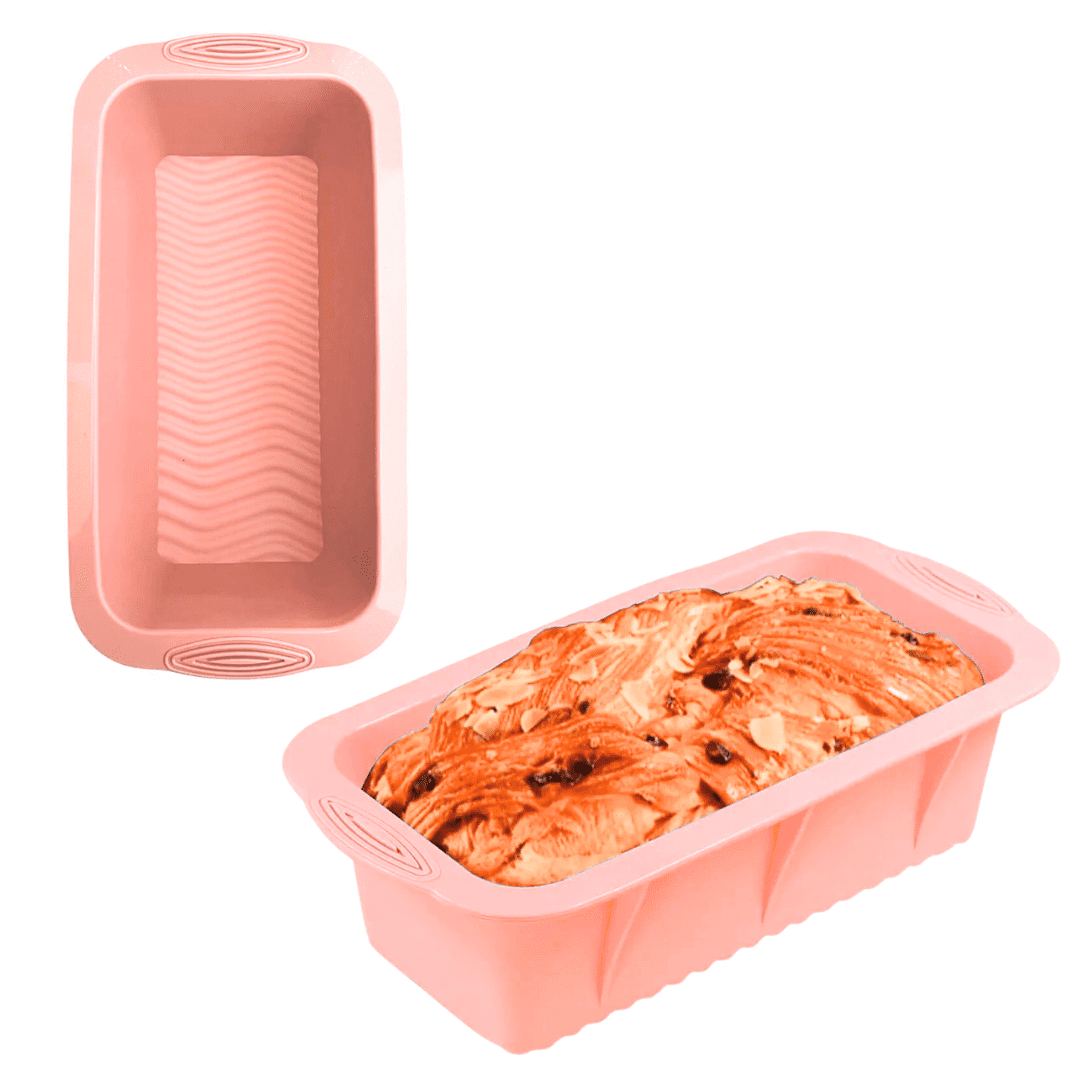 Qiaoxiang - Molde Bizcocho Silicona Para Pan De Molde Antiadherente