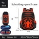 thumbnail image 1 of Fashion Kid Backpack Children Boys School Bag Red And Black Spider Pattern Backpack With Pencil Case Set Kids Girl Boutique Bag, 1 of 3