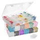 thumbnail image 1 of Caja organizadora Bead Storage, paquete de 3 unidades con 36 rejillas, Juvale, 1 of 9
