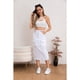 thumbnail image 1 of Falda Larga Mujer Cargo Tiro Alto Jeans Full Elasticada 6018, 1 of 4