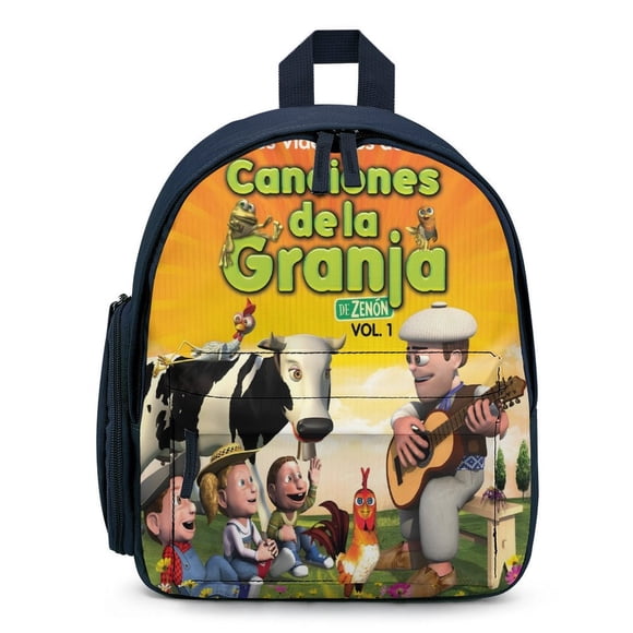 La Granja de Zenón Mochila Escolar para Niños y Niñas, Mochila Infantil Ligera de Alta Calidad, Grande y Duradera Azul