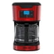 thumbnail image 3 of Cafetera Better Chef programable para 12 tazas, acero inoxidable, color rojo, 3 of 3