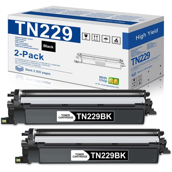 Cartucho de tóner negro MOLIMER TN-229 (2 unidades)