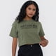 thumbnail image 3 of Polera Mujer Fun Manga Corta Crop Verde Oliva Corona, 3 of 5