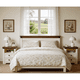thumbnail image 2 of Farmhouse Side Table with Charging Station, Antique Nightstands with Drawers, Bedside Table with Open Shelf for Bedroom, White, 2 of 3