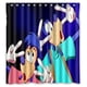 thumbnail image 1 of Cortina de ducha de película "Extremadamente Goofy" con ganchos, tamaño 66 x 72 pulgadas, 1 of 3