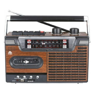 Audiopro - Radio Cassette Retro Bluetooth Usb Aux 20W Rms Audio Pro