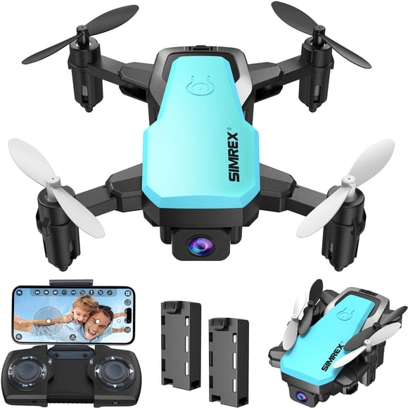 Drone SIMREX X300C Mini con cámara 720P HD FPV azul