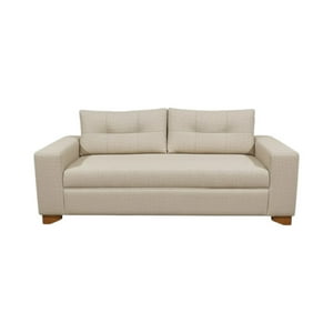Diseños Valestrini - Sofa Paris Dos Cuerpos Lino Beige