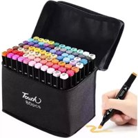 Touch - Plumones Doble Punta 80Pcs Rotuladores Permanente