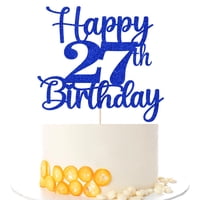 Decoración De Fiesta De Cumpleaños Número 27 De Kaoenla Para Tartas