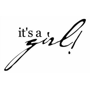 Rienda Libre Graphics - Decomural It'S A Girl Baby Shower Ws-17092