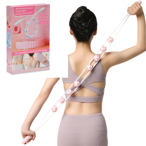 Genérico - Masajeador Corporal Multifuncional Con Rodillos Para Espalda