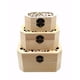 thumbnail image 1 of Caja Cofre Organizador Bordado 3 Piezas 17X13X9Cm Cafe Claro, 1 of 3