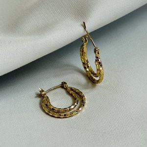 Collarbeauty - Aro Bañado En Oro 18K