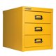 thumbnail image 1 of Gabinete Bisley de 3 Cajones de Acero para Escritorio, Amarillo, 1 of 4