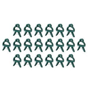 Ioensy - 20 Clips De Soporte Para Plantas, Clips Enrejados Para Plantas Trepadoras, Verduras, Rosas, 6 X 4,5 Cm