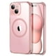 thumbnail image 1 of Funda de teléfono ESR para iPhone 15 Plus, translúcida, mate, transparente, rosa, 1 of 5