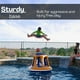thumbnail image 2 of Juego de canastas de baloncesto para piscina Hoop Shark naranja/azul, 2 of 3