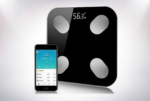 Pesa Balanza Inteligente Baño Bluetooth Smart Imc Tecnolab Tl216