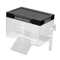 Magideal - Accesorios Para Tanque De Tortugas Con Tapa Para Tomar El , Decoración Para Habitación Cálida, Muelle Para Tortugas, Para Mascotas Semiacuáticas 20 Cm X 14 Cm X 14 Cm