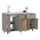 thumbnail image 3 of Kit Lavaplatos Modulo Inf.150 Hasselt Gris - Rovere, 3 of 14