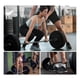thumbnail image 3 of Set 4 Discos de Pesas 2.5 kg Preolimpicos PVC Relleno de Cemento Negros, 3 of 4