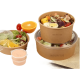 thumbnail image 1 of Envase bowl kraft 1300cc con tapa (50 unidades), 1 of 3
