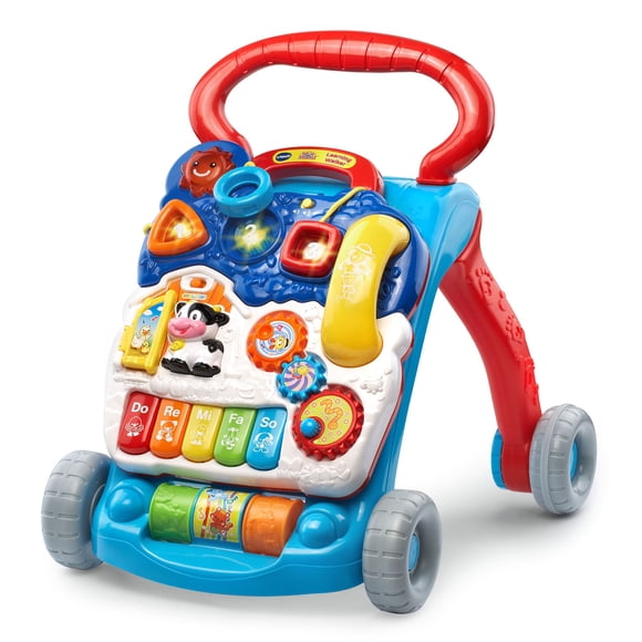 Learning Walker VTech Sit-to-Stand, azul, con bandeja extraíble