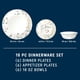 thumbnail image 2 of Juego de vajilla Corelle Vitrelle Glass de 18 piezas Wildflower, 2 of 6