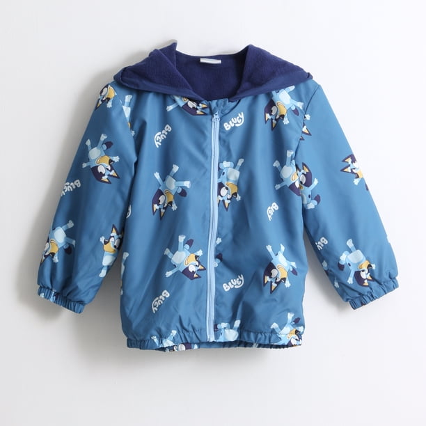 Cortaviento Niño Full Print Orejas Azul Bluey