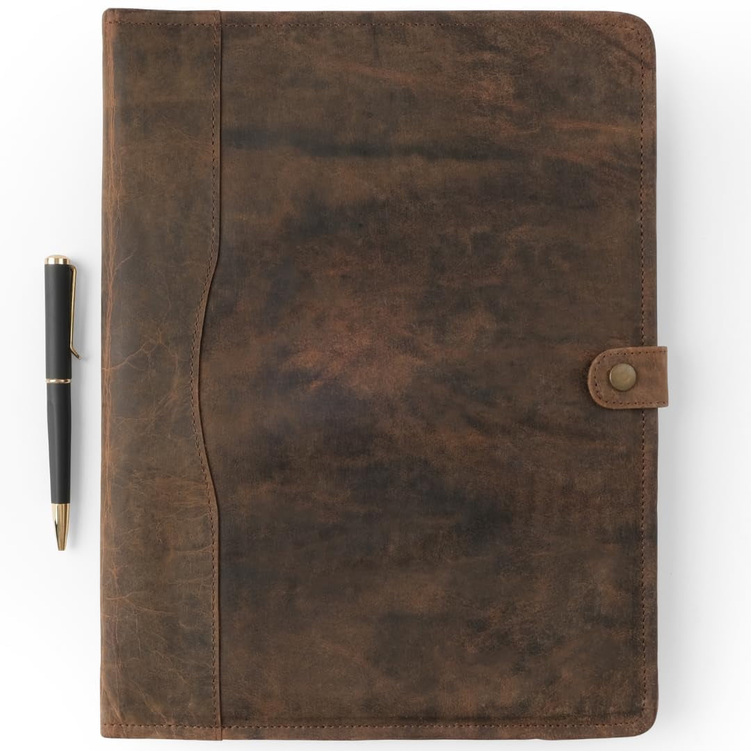 Nomadcraftsco - Carpeta De Cuero Nomadcrafts Co Para Hombre Y Mujer