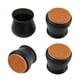 thumbnail image 1 of Silicona Silla Pierna Protector Cap Pad Mesa Muebles Pies Suelo De Madera Negro, 1 of 5