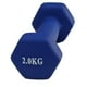 thumbnail image 1 of Mancuerna Metal Recubierta Con Goma Antideslizante Color 2kg, 1 of 3