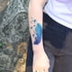 thumbnail image 2 of 2 sheets Dreamy Feather Flower Tattoo Stickers - Waterproof and Sweat Proof Arm and Leg Stickers, 2 of 2