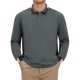 thumbnail image 1 of INSPIRE CHIC Camisa Polo de Hombre de Manga Larga con Botones y Cuello a Rayas XL Gris Oscuro, 1 of 6