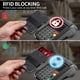 thumbnail image 5 of Tarjetero SEMORID Slim de aluminio con bloqueo RFID, 5 of 9