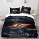 thumbnail image 1 of Black Hole Creative Poster Themed Bedding Set Duvet Cover and Pillowcase Set Soft and Comfortable for All Seasons, 1 of 5
