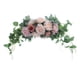 thumbnail image 3 of Swags florales decorativos Arreglo floral Guirnalda Flores de hortensia rosa para la ceremonia del dintel Telón de fondo Decoración de la boda , Rosado F, 3 of 5
