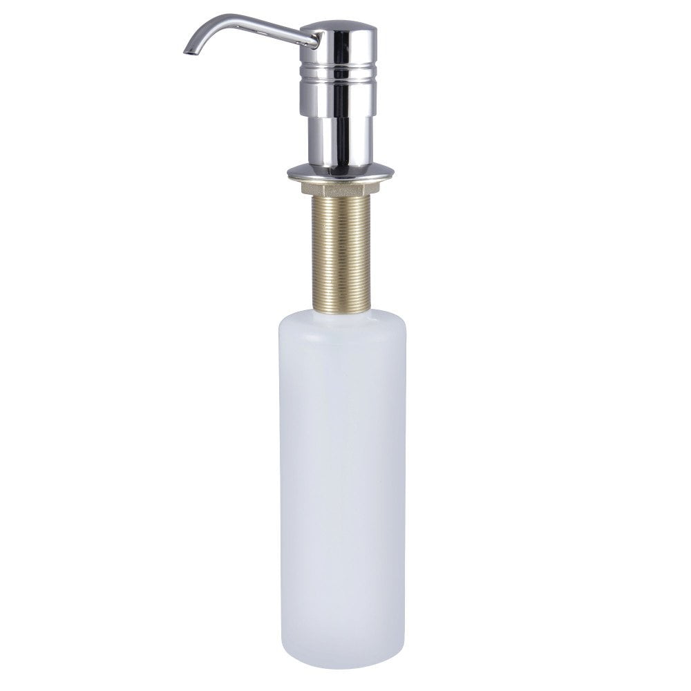 Dispensador De Jabón Kingston Brass Sd2616, Metal, Níquel Pulido